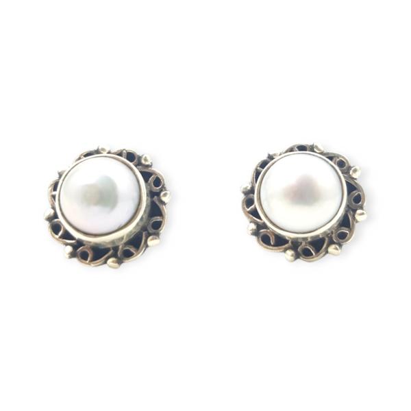 925 Sterling Silver Tops with Beautiful Pearl and Design for Ladies